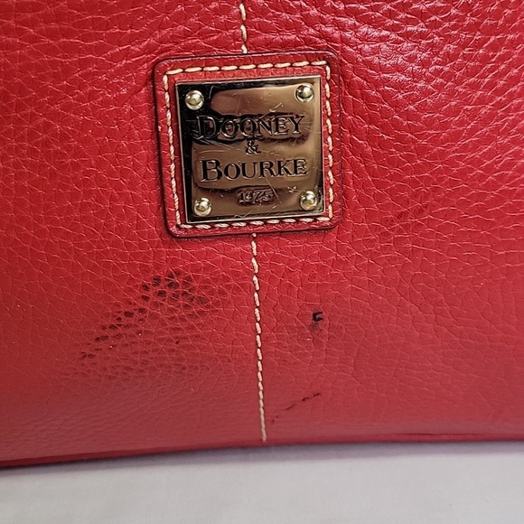 Large Dooney & Bourke Red Pebble Leather Women\'s Bag main image 11